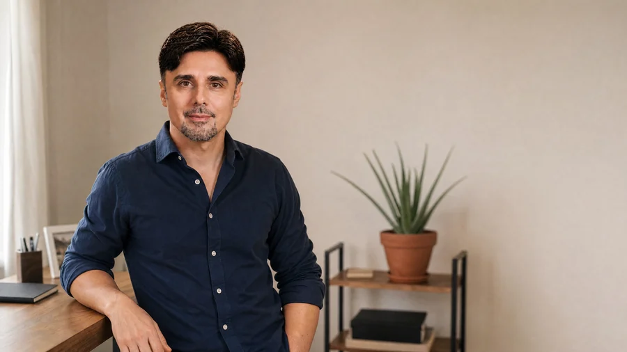 Ujlaki Csaba Alexandru, Forever Business Owner Independent din Oradea, în biroul de acasă
